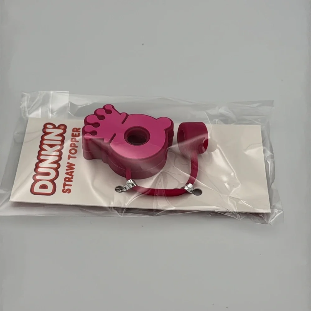 Dunkin DunKings & DunQueens Straw Topper Set‎ Limited Edition NWT